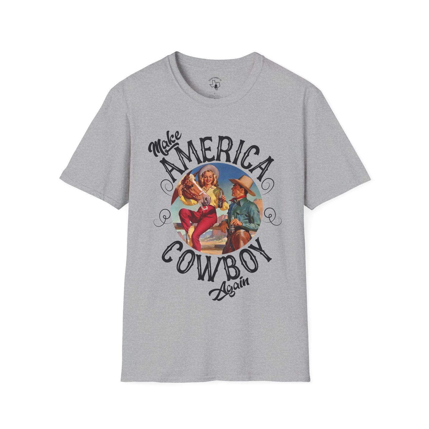 Softstyle Make America Cowboy Again T-Shirt