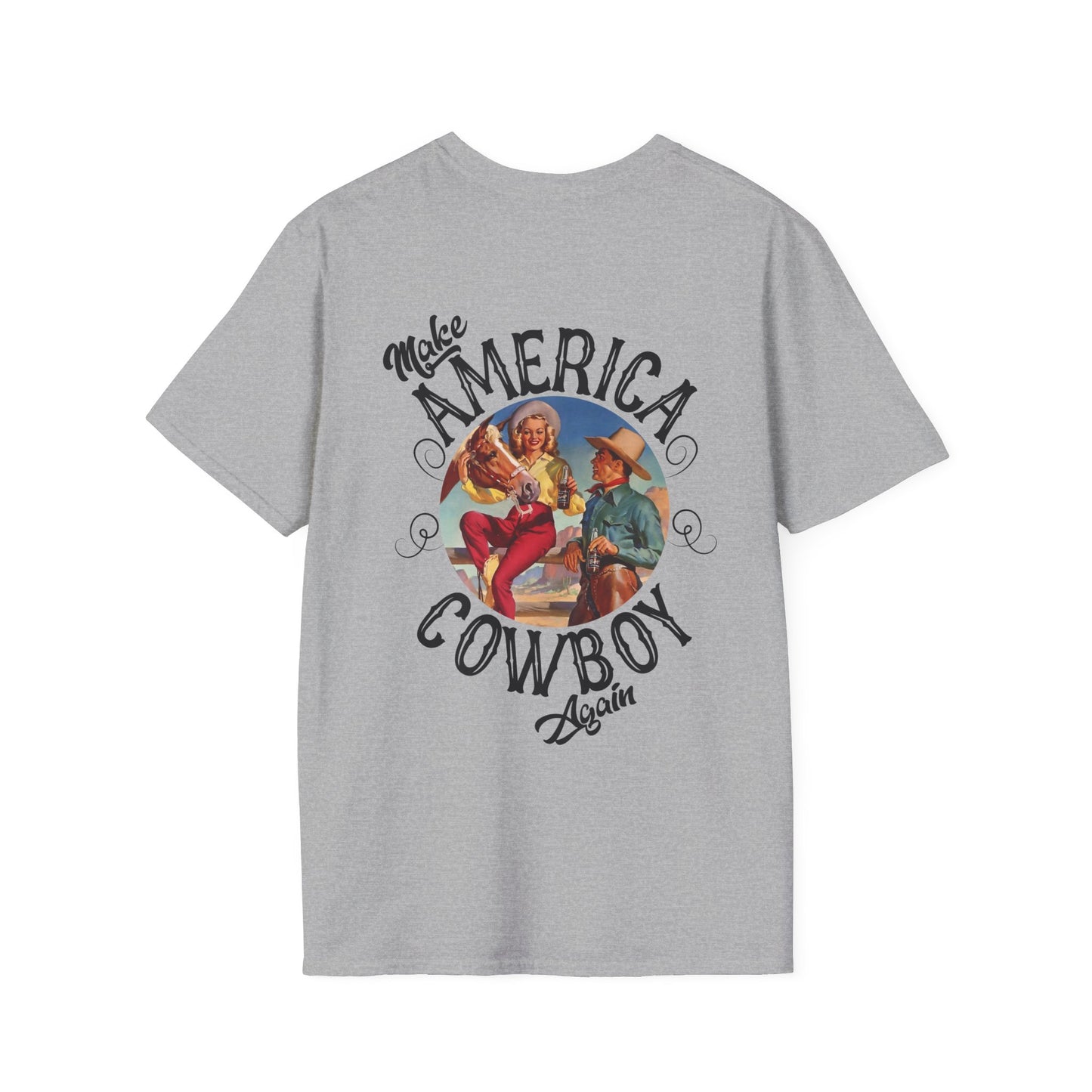 Softstyle Make America Cowboy Again T-Shirt