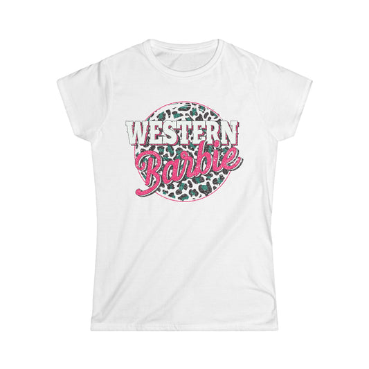 Softstyle Western Barbie Tee