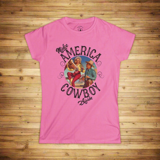 Softstyle Make America Cowboy Again Tee