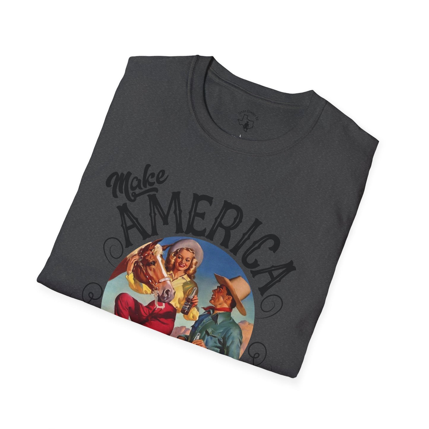 Softstyle Make America Cowboy Again T-Shirt
