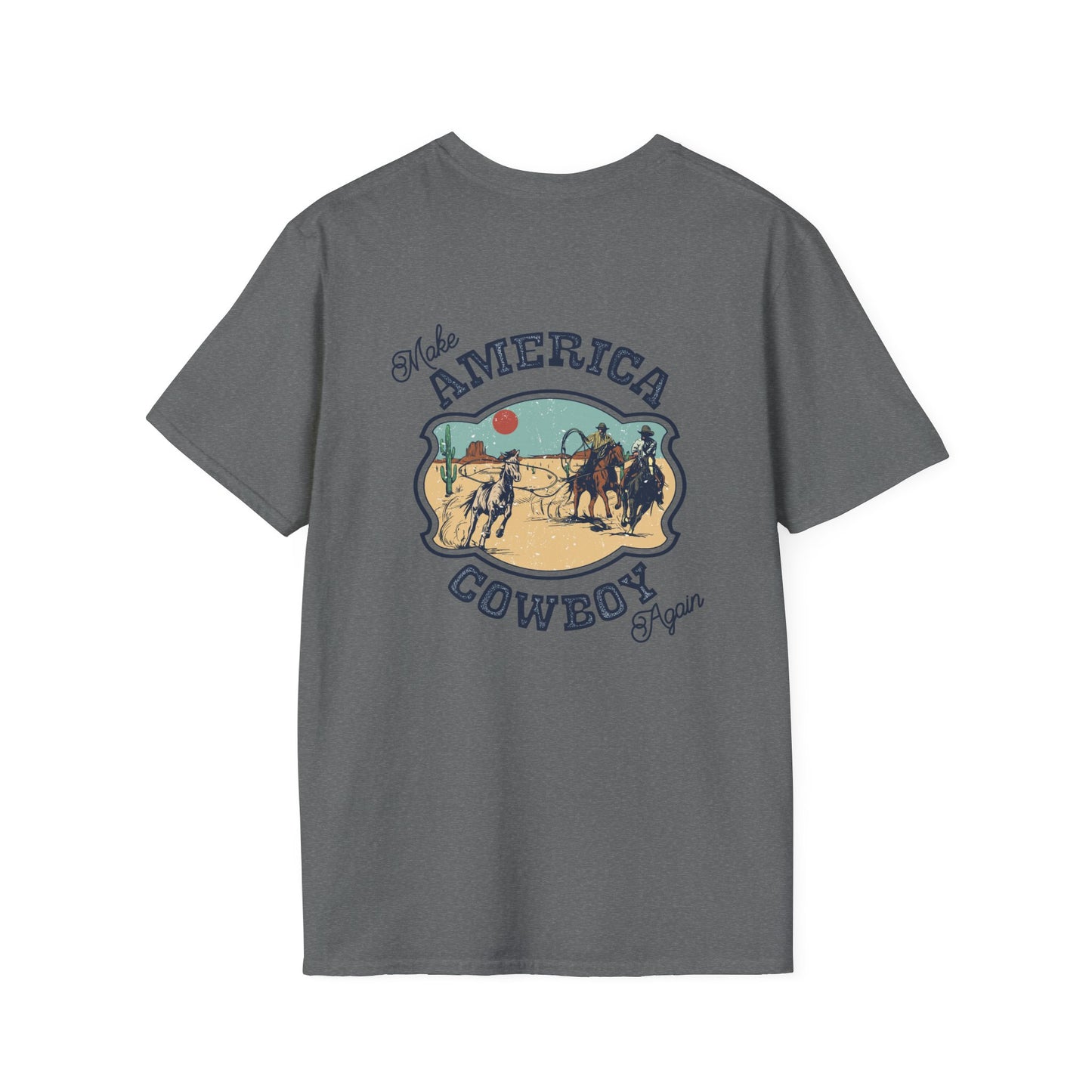 Softstyle Make America Cowboy Again T-Shirt